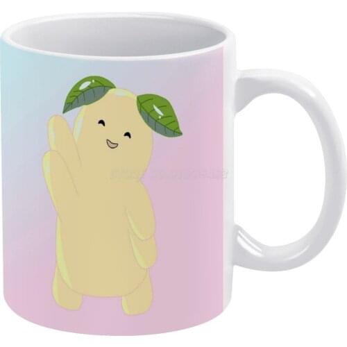 Light Spirit White Mug 11oz Ceramic Tea Cup Coffee Mug Friends Birthday Gift The Last Airbender Spirit Leaf Light Anime Cart