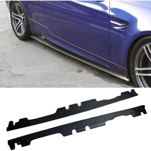 E Style Carbon fiber Side skirts Fit For BMW E92 M3