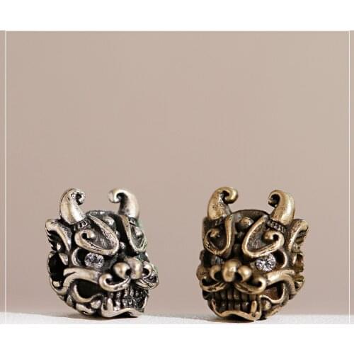 1 Piece/Lot Vintage Silver Color Unicorn Shape Spacer Beads Accessory Beads For Handmade DIY Handmade Bracelet 2020 Gifts