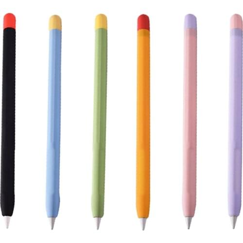 For Apple Pencil 2 1st 2nd Case Pencil case Tablet Touch Stylus Pen Protective Cover Pouch Portable Soft Silicone Case