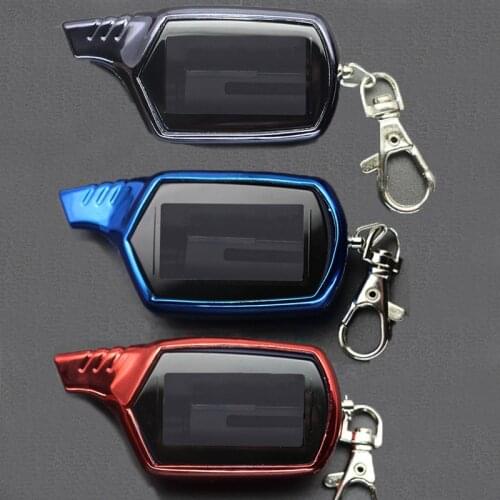 Keychain Case +TPU Protective cover For Russian Version Starline A91 A61 cover housing lcd Remote Car Alarm System alarm shell