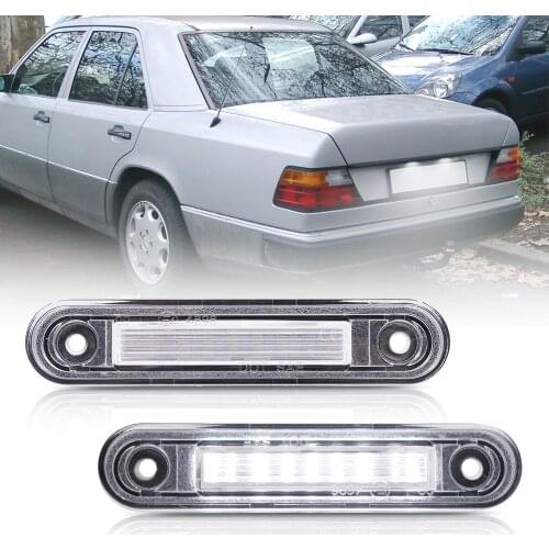 For BENZ E-Class W124 W201 C-Class W202 LED License Number Plate Light 12V Car Rear Tail Lamps