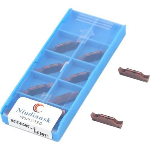 MGGN150R-8 MGGN200L-8 Slotting Cutter Carbide Inserts MGGN300L MGGN400R-8 MGGN500L-8 NK9018 Grooving Turning Tool CNC Lathe Tool