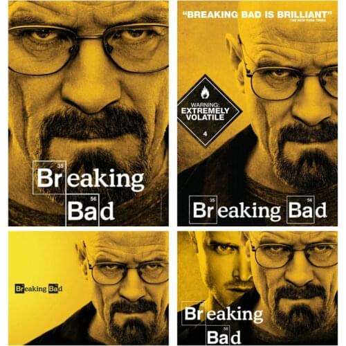 Hot Sale CANVAS Classic POSTER Breaking Bad Chemistry Chemical Elements King Walter White Jesse Pinkman Dorm Painting Wall Art
