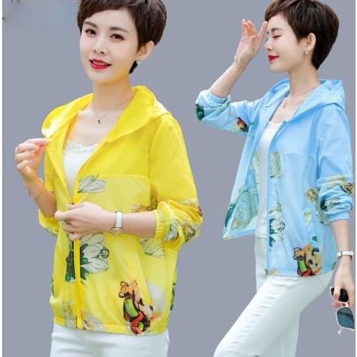 Spring Summer Hooded Sun Protection Clothing Short Sunscreen Jacket Running Long Sleeve Breathable Air Conditioner Shirt X323