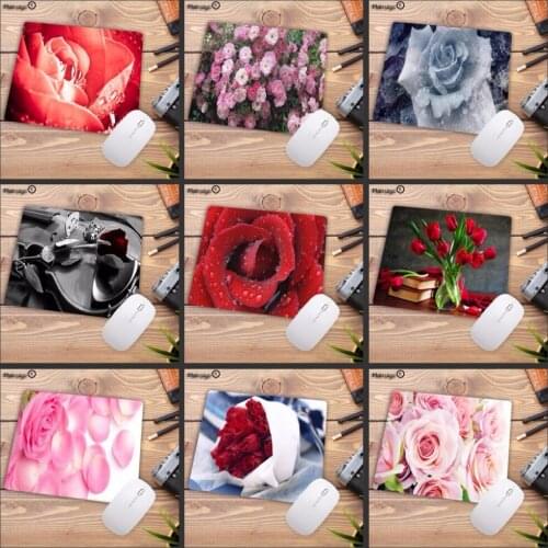 Mairuige Promotions For Russia Flowers Extended Gaming mouse pad Speed Mousepads Small Size Desk Mat for office work 180X220X2MM