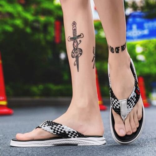 Slide Sandals Men Vietnam Sandals Sandale Ete Homme For Men Sandalen Heren Sandalias Transpirables Piel Summer Para Hombre