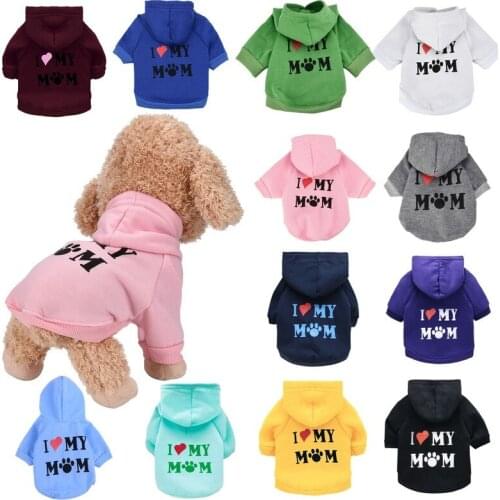 Dog Clothes Winter Outfit Puppy Jacket Warm Jumpsuit Four-legs Hoodies Jackets Sweater French Bulldog Chihuahua Puppy Pet Coat