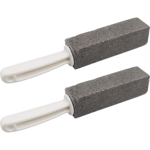 Pumice Toilet Cleaner With Handle Corners Curved For Professional Toilet Brush Portable Bathroom Cleaning Brush Cleaner Accessor