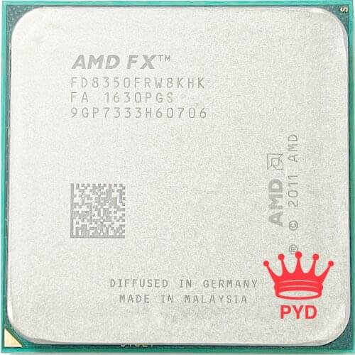 AMD FX-Series FX-8350 FX 8350 4.0G Eight-Core CPU Processor 125W FD8350FRW8KHK Socket AM3