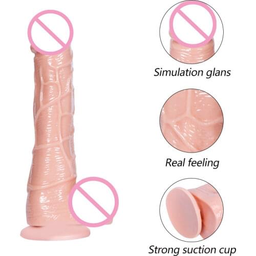 Flesh Feel Realistic Dildo Soft Silicone Beginner Small Dildo with Suction Cup Penis Anal Sex Toy for Women Couple Erotic Toys