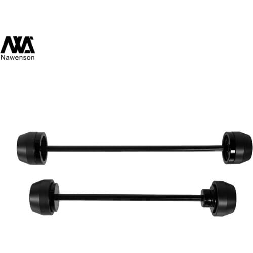 Motorcycle Front Axle Slider Aluminun Rear Axle Spindle Spool Slider Set for Duke 790 2018-2019