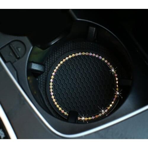Universal Car Bling Cup Holder Insert Coaster Car Interior Fitting 2.75