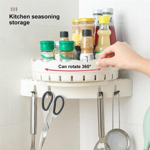 Bathroom 360 Degree Rotating Triangle Shelf Toilet Instahang Rotating Shelf Spinning Corner Shelf Bathroom Kitchen Storage Rack