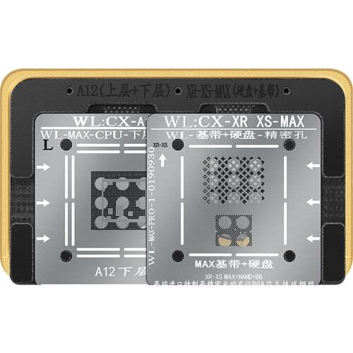 WL Upper and Lower Integrated BASE AND NAND BGA Reballing Stencil for A6 A7 A8 A9 A10 A11 A12