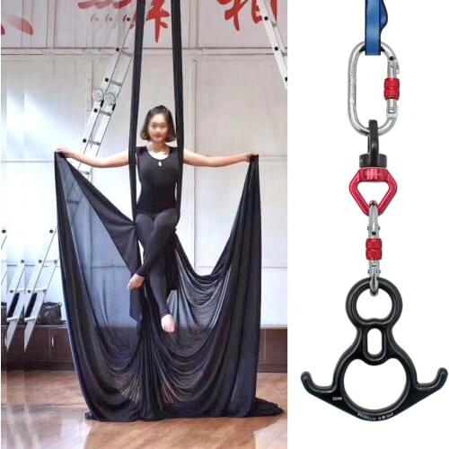 10Yards/9.2m Set Fly Premium Aerial Silks for home Yoga Ombre Sling Extension Straps Antigravity indoor Swing