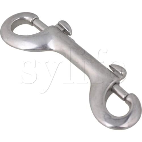 304 Stainless Steel 100mm Double End Snap Hook Bolt for Diving Quickdraw