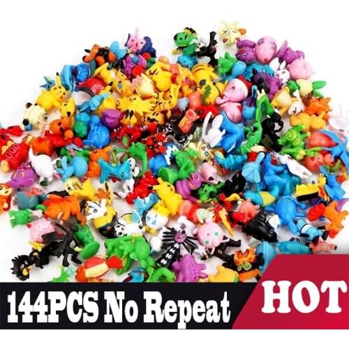 Original POKEMON figures 144 different styles 24pcs/bag new dolls action figure toys for carta pokemones collectible dolls