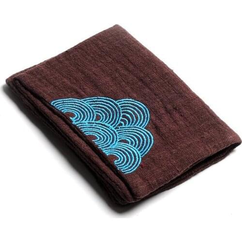 Absorbent strong Linen tea towels high-grade kunfu tea towels/cloth/tools,for pu'erh/puer/oolong/jasmine/Green tea cha