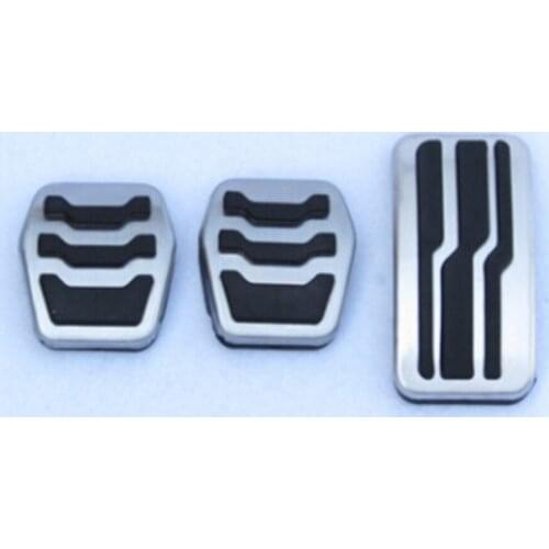 Stainless Steel Car Pedal Pads Pedals Cover for Ford Focus 2 3 4 MK2 MK3 MK4 RS ST 2005-2017 Kuga Escape 2009-2015