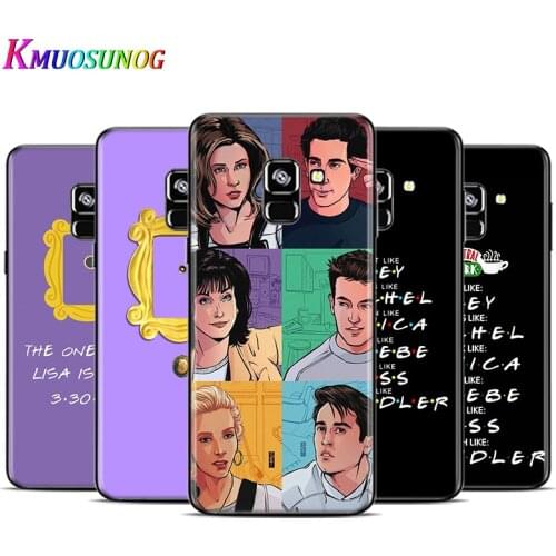 Friends TV series For Samsung Galaxy A9 A9S A8 A8S A7 A750 A6 A6S A5 A3 Plus Star 2016 2017 2018 Black Phone Case