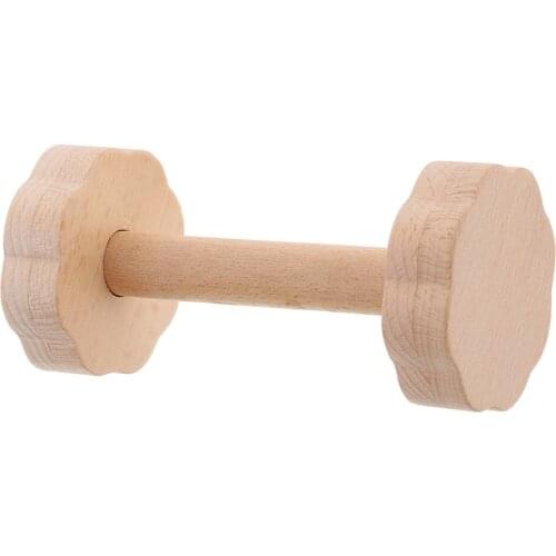 Kids Wooden Maracas Rattle Shakers Musical Learning Educational Toys