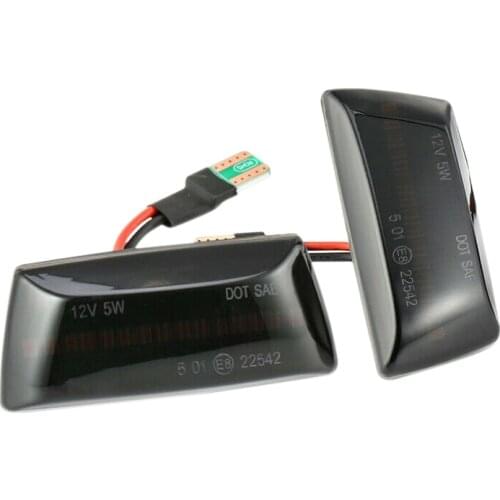 DHBH-2Pcs Dynamic LED Car Side Marker Lights Repeater Signal Lights for Opel Insignia Astra Zafira Corsa for Chevrolet Cruze