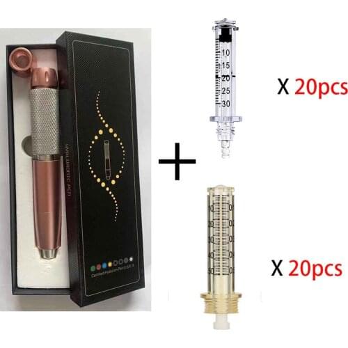 0.3ml & 0.5ml Hyaluron Pen with 3 Level Adjust Pressure Hyaluronic Acid Pen Meso Gun for Anti Wrinkle Lip Lifting Beauty Tool