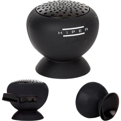 HIPER BT-20S VACUUM BLUETOOTH MUSHROOM SPEAKER BLACK