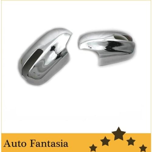 Chrome Mirror Cover With Intergrated Turn Signal Cutout for Toyota Verso MPV