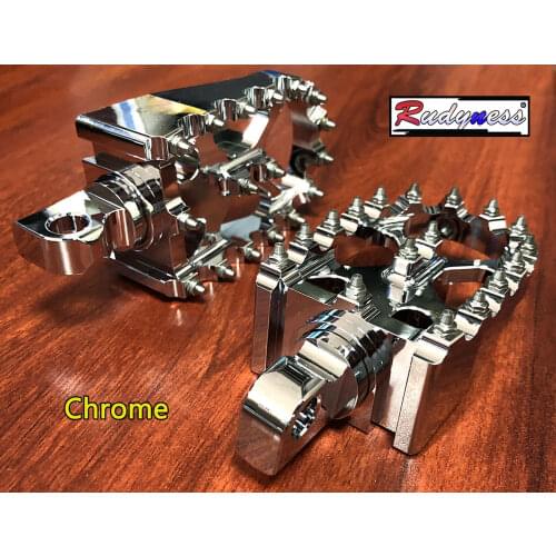 Cross Country MX Style Rotating Chrome Footpegs Custom Chopper Foot Pegs For Harley Dyna Sportster Touring 883