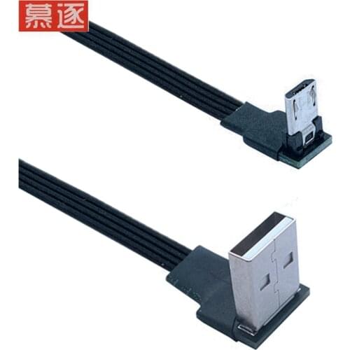 Micro USB Kabel Ladegerät USB Kabel Suntaiho 90 grad ellenbogen Nylon Geflochten Datenkabel für Samsung/Sony/Xiaomi android Tele