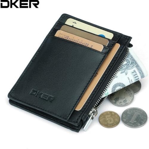 Mens Coin bag id card holder bussiness card holder card male holder wallet zipper Coin bag