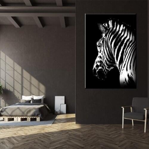 Nordic Canvas Painting Abstract Art Posters And Prints Animals Zebra Elephant Wall Art Decorative Pictures For Living Room Decor