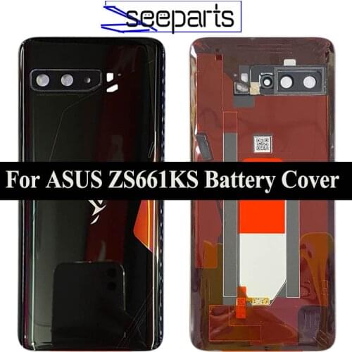 Original Battery Door Back Cover Housing Case For Asus ROG Phone 3 ZS661KS Battery Cover For ASUS ZS661KL Battery Cover