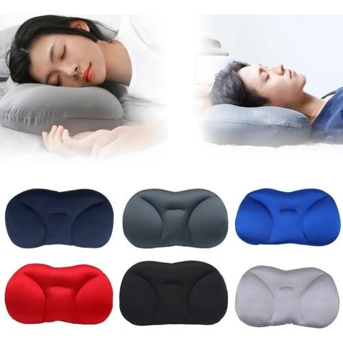 New 3D Ergonomic Design Creative Deep Sleep Neck Orthopedic Pillow Washable Memory Foam Pillowcase Cover Travel Pillows Neck