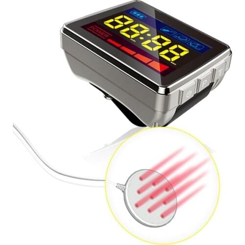 Pain relief semiconductor laser therapy watch 650 nm cold laser acupuncture physical equipment