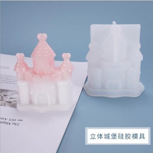 Transparent Silicone Mould Dried Flower Resin Decorative Craft DIY Fantasy castle Mold epoxy resin molds for jewelry