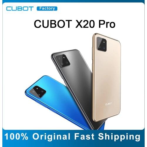 CUBOT X20 Pro Smartphone 128gb ROM 4000mAh Battery Android Mobile Cell Phone 6.3'' Water Drop Screen Rear Triple Camera Phones