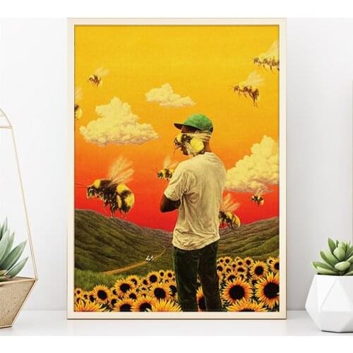 Tyler The Creator Flower Boy Rap Music Canvas Painting Poster and Prints for Home Room Decor