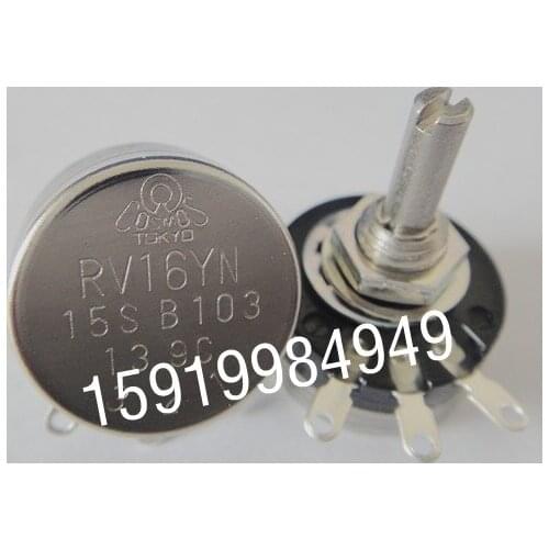 TOCOS RV16 RV16YN RV16YN15S RV16YN15SB103 10K single turn potentiometer switch