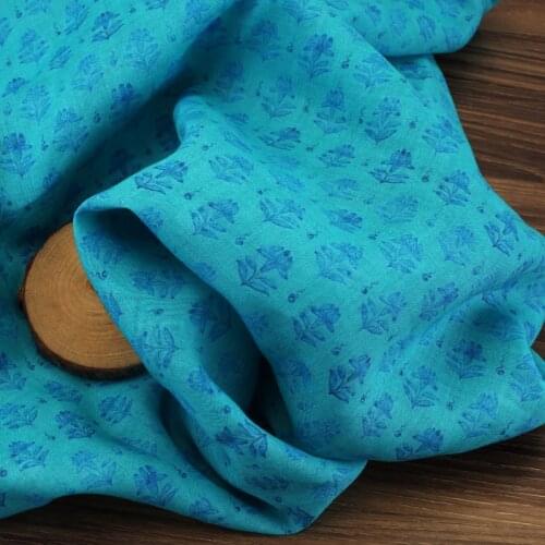 High-end pure ramie sewing fabric digital printing fabric Dresses, gowns, jackets and cheongsams patchwork