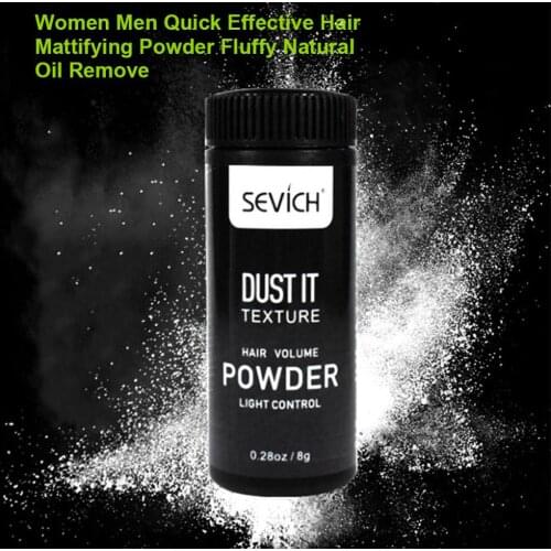 Women Men Fluffy Effective Modeling Oil Remove Quick Hair Mattifying Powder Refreshing Professional Natural Volumizing Styling