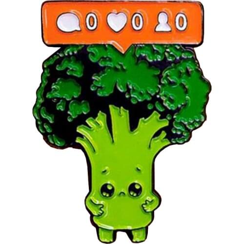 PIN NADIE QUIERE A BROCOLITO badge Enamel Pin