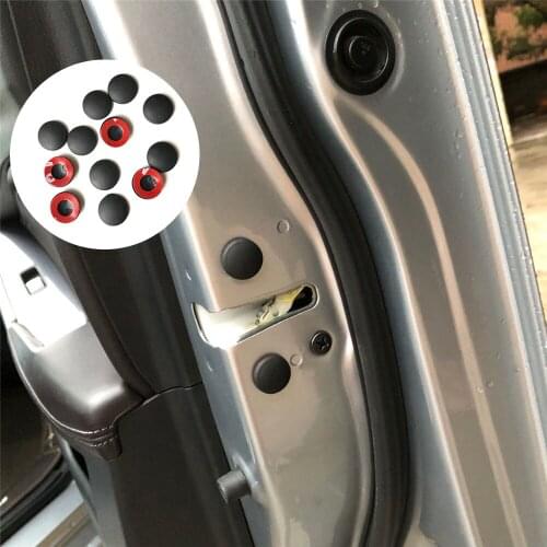 12pcs Car Door Lock Screw Protector Cover For Buick REGAL Lacrosse Avenir ENCORE Enclave Envision Royaum VERANO Avista Cascada