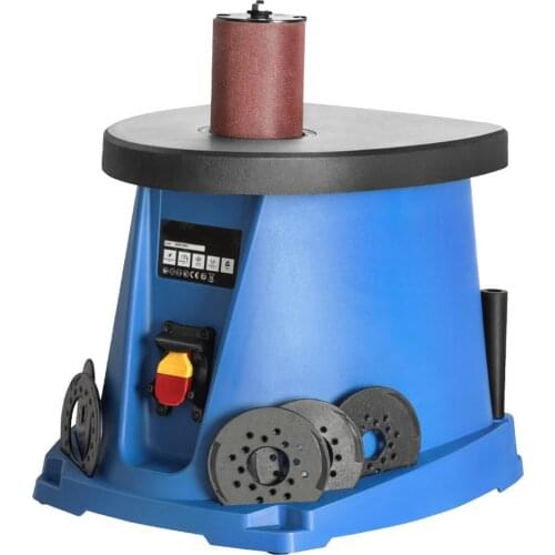 14in 450W Bench Type Sand Column Machine Shaft Sander Belt Machine Sanding Machine Woodworking Inner Circle Sanding Tool