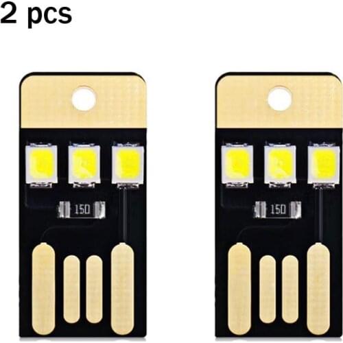 2pcs/ lot) mini Bright White Light LED USB Lamp 45lm LED Light Module Night Light Camping Powerbank USB Light Torchlight