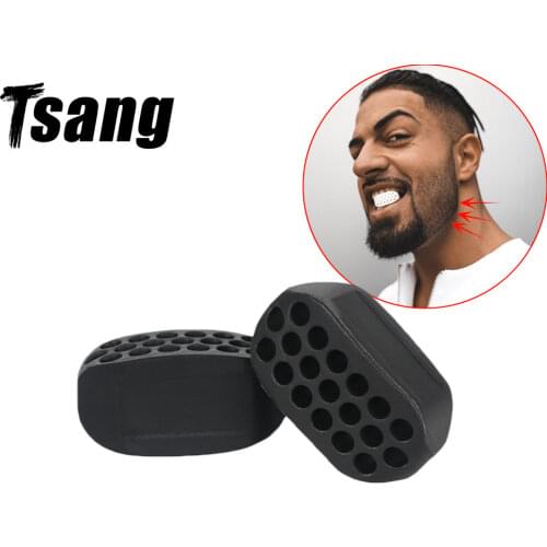 2PC Facial & Jaw Exerciser Food-grade Silica Gel JawLine Muscle Training Double Chin Reducer Face Slimming Mouth Training Tools