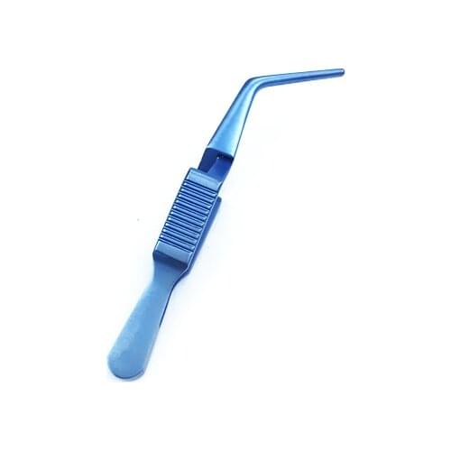 2pcs Titanium SERREFINE Straight/Cruved Jaw ophthalmic instrument