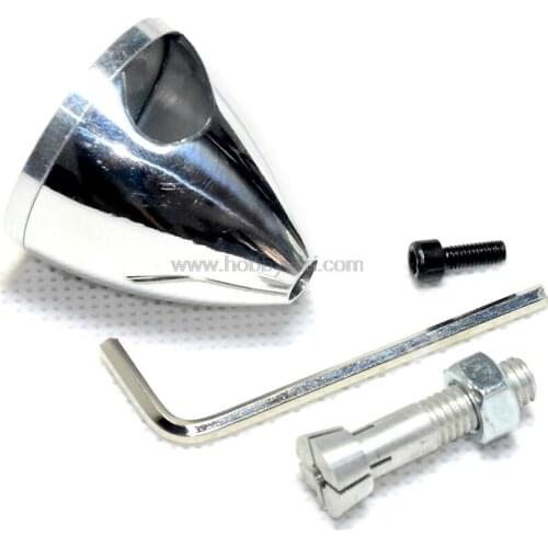 2 slot Aluminum Spinner 57mm 2.25in for 5mm smooth shaft motor RC Electric Model Airplanes